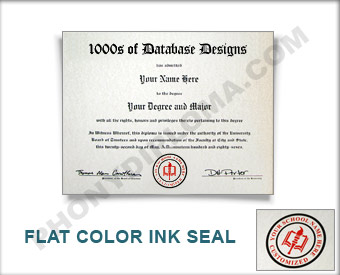 College Diploma, Actual Design Match - Standard Package Col ADM - S